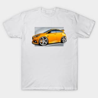 Cartooned Ford Focus STI 250 T-Shirt